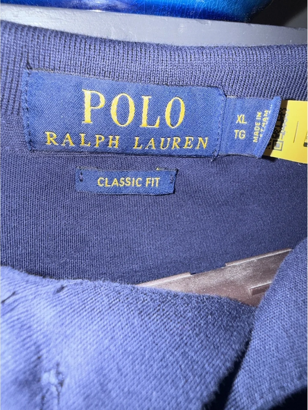 Polo Ralph Lauren Classic Fit Navy Blue Polo Shirt XL